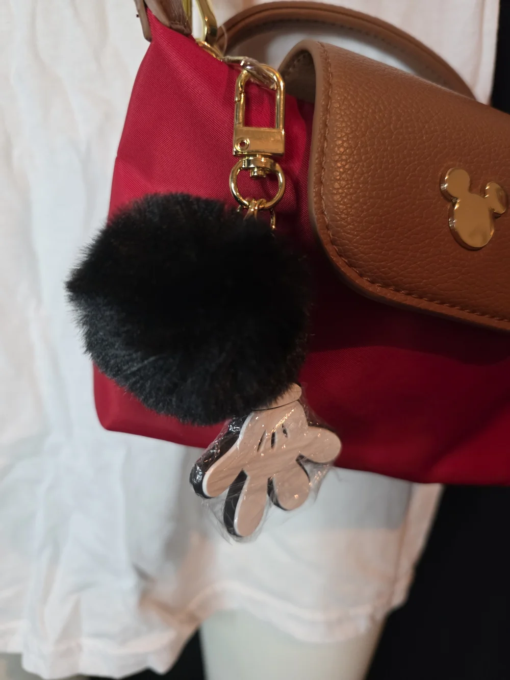 Disney Mickey Mouse Red CrossBody Bag NWT